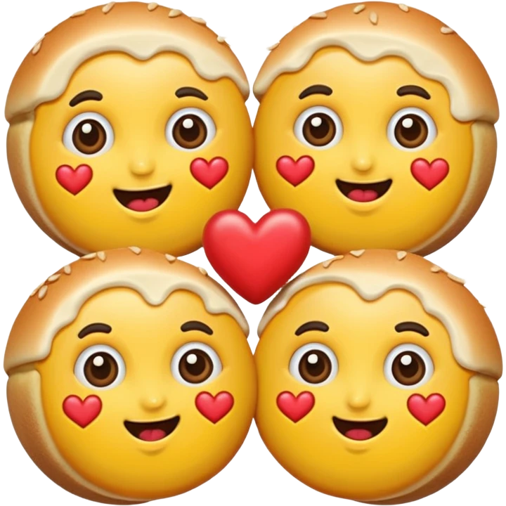 Food with heart eyes emoji