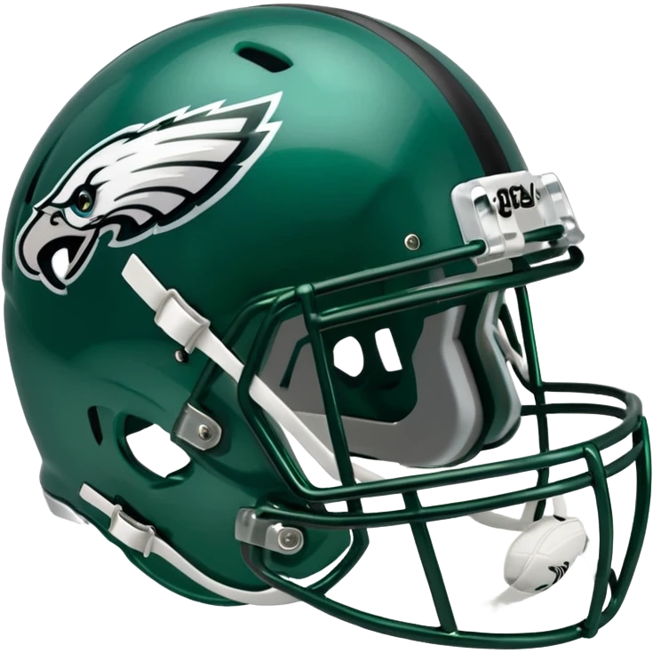 Philadelphia Eagles football helmet emoji
