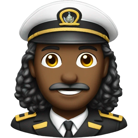 Ship captain emoji