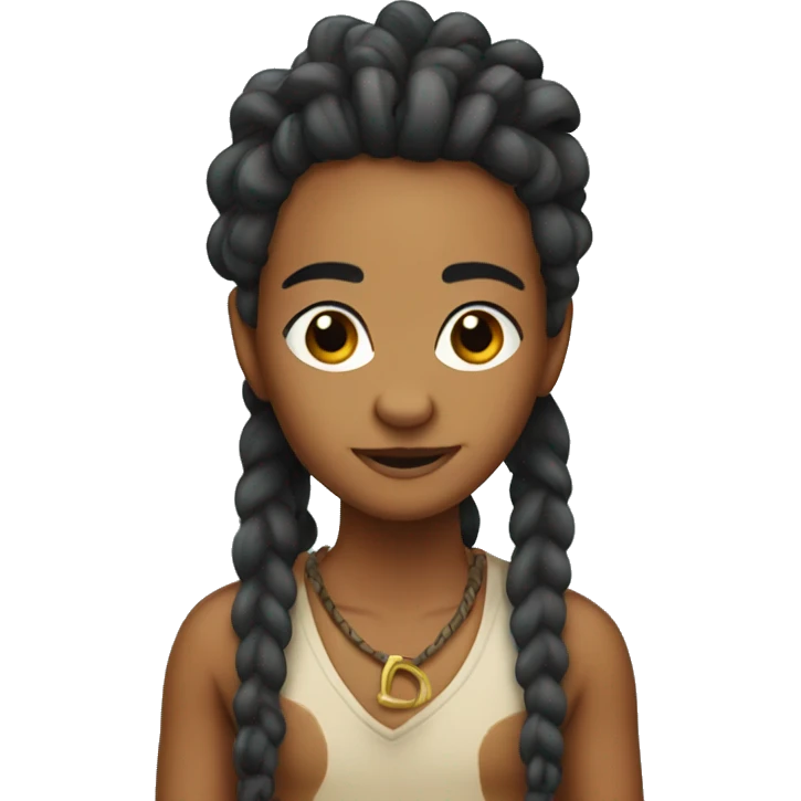 Bambi with dread locks emoji