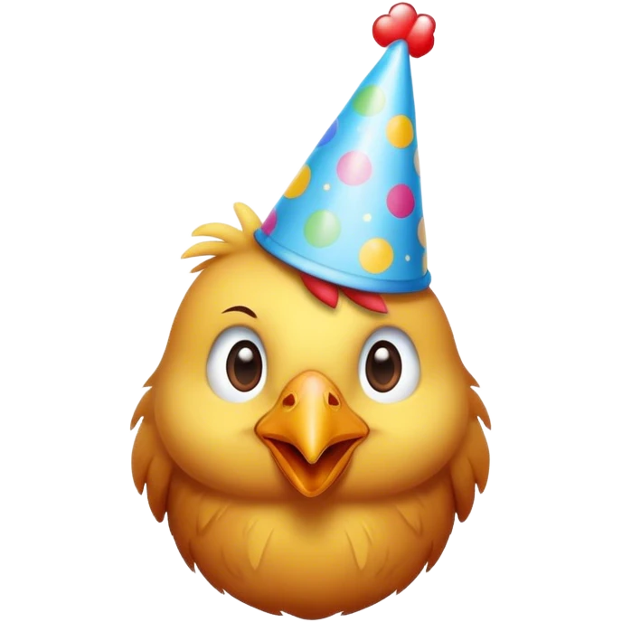 Birthday chicken  emoji
