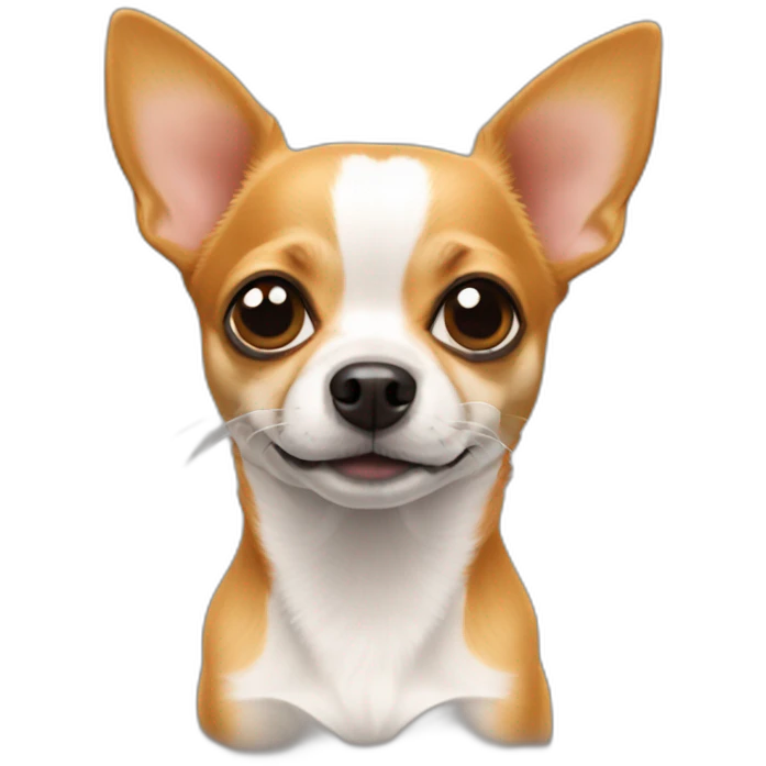 chihuahua crossed with a jack russel orange emoji