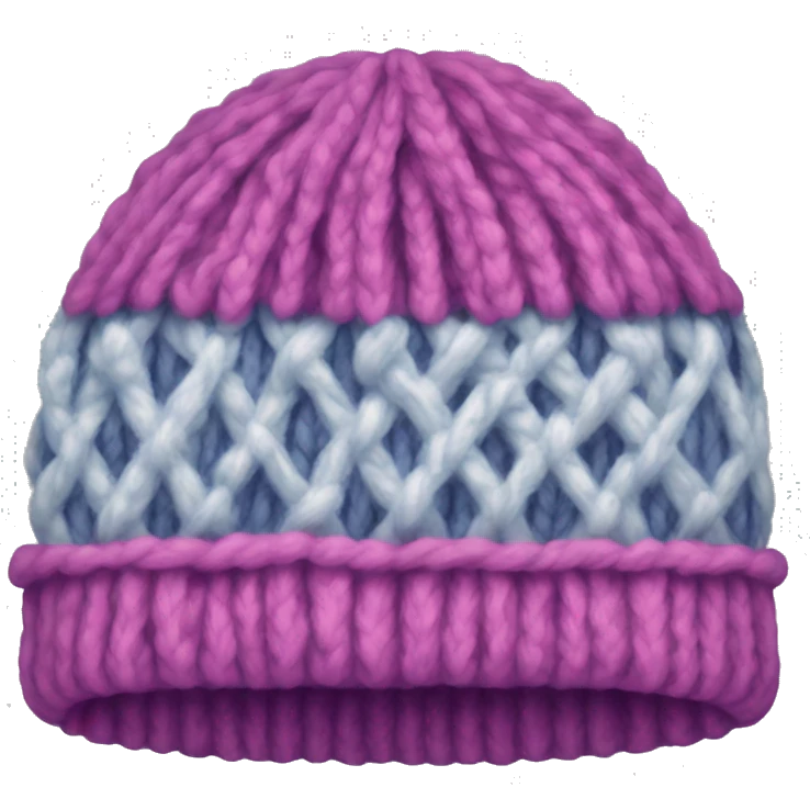 knitted winter hat on its own emoji