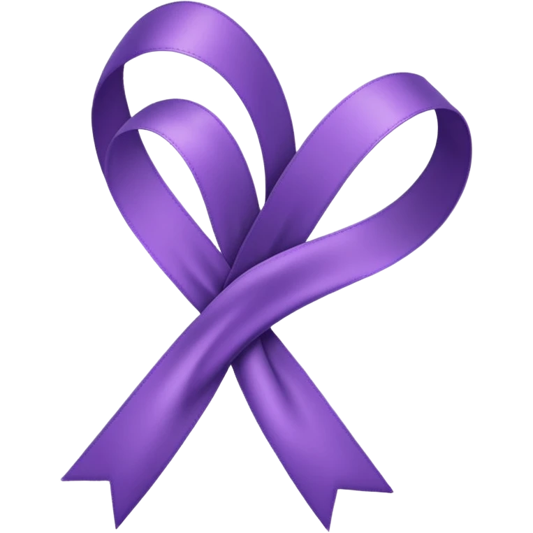 Purple Ribbon emoji