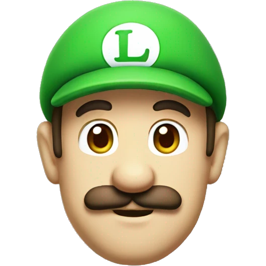 Luigi head  emoji