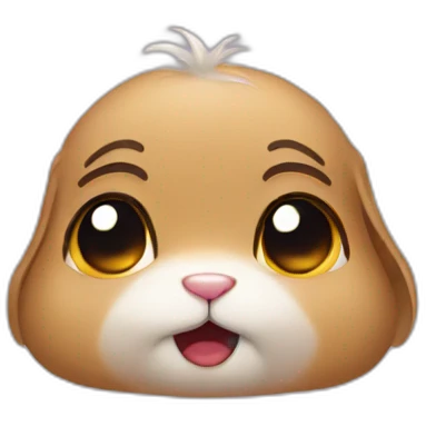 Rabbit crying emoji emoji