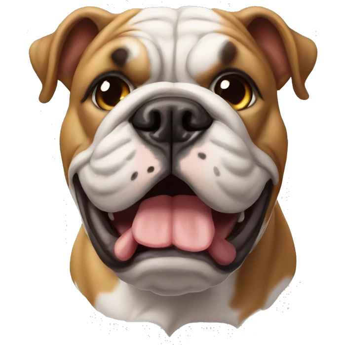 Bulldog ingles cara ios emoji