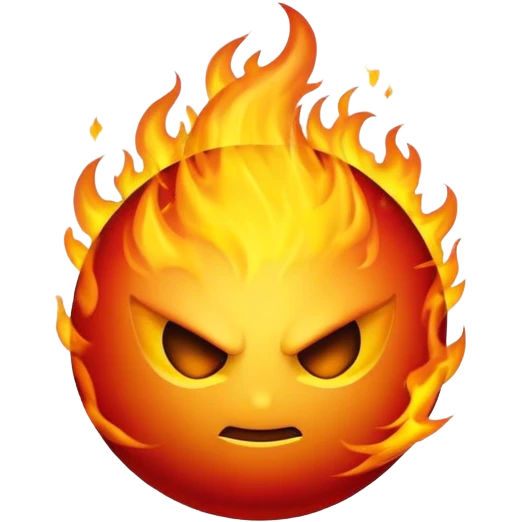 Fireball emoji