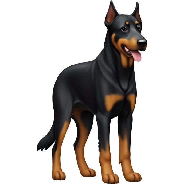 Beauceron dog full body  emoji
