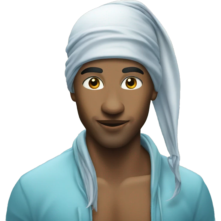 Dolphin with a Durag emoji