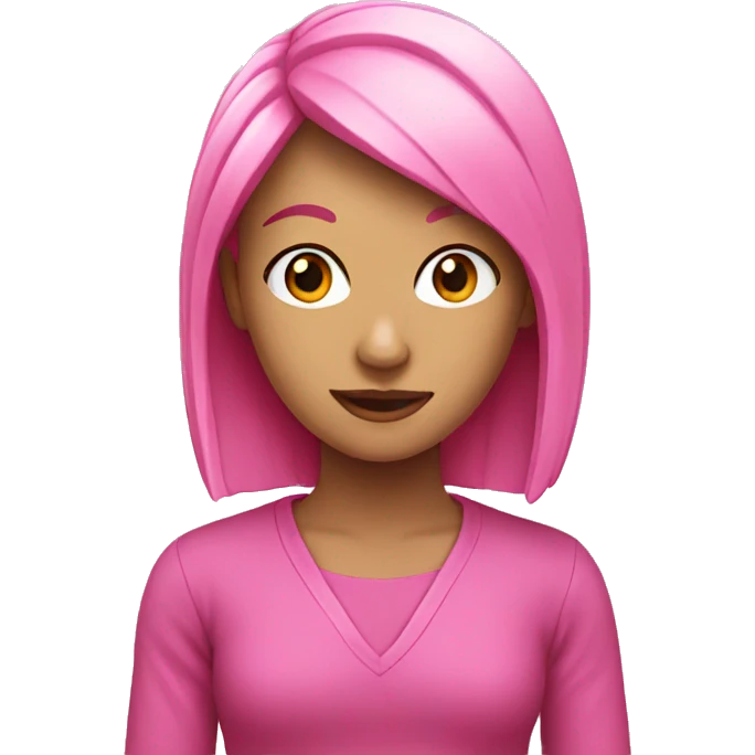 Pink emoji