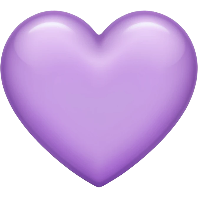 Light purple heart emoji