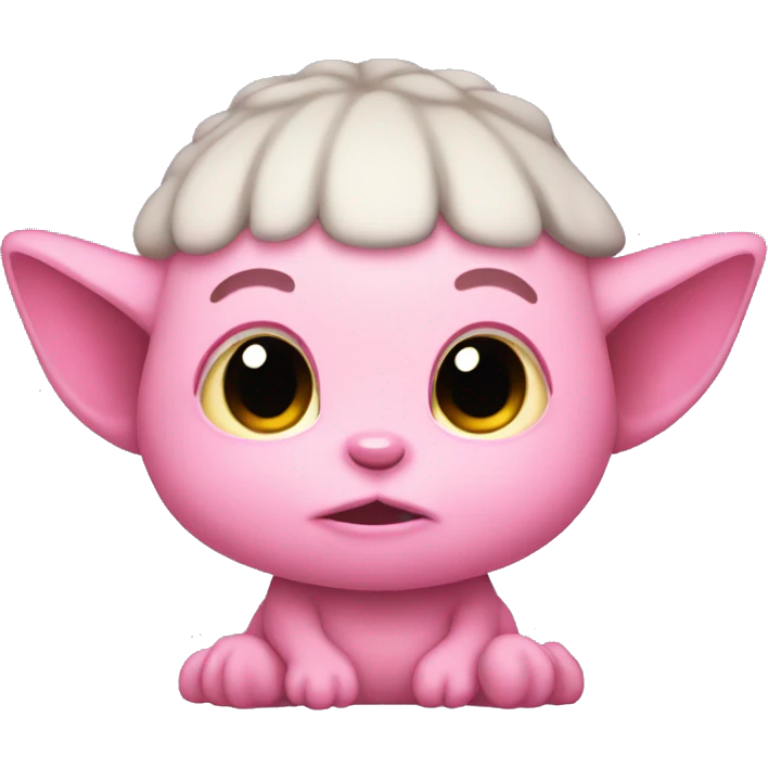 little grogu with pink skin emoji