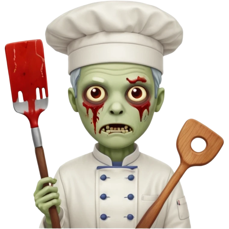  zombi man chef emoji