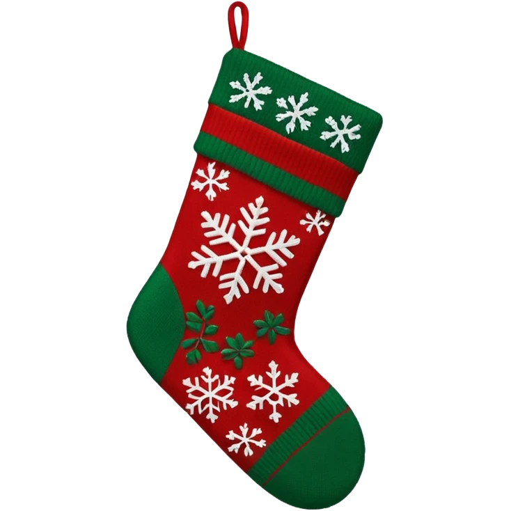 christmas sweater stocking emoji