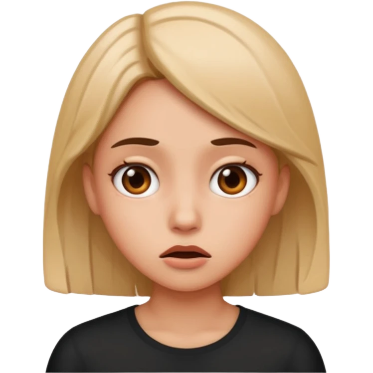 Girl confused  emoji
