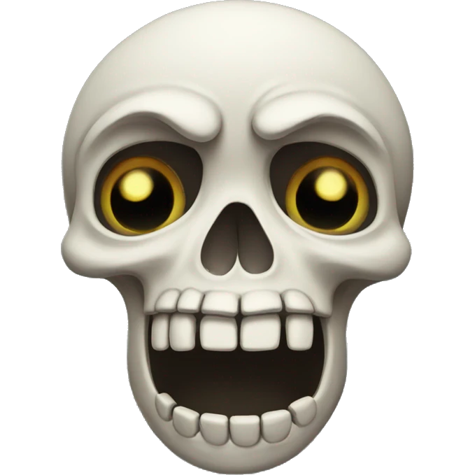 skull crying emoji