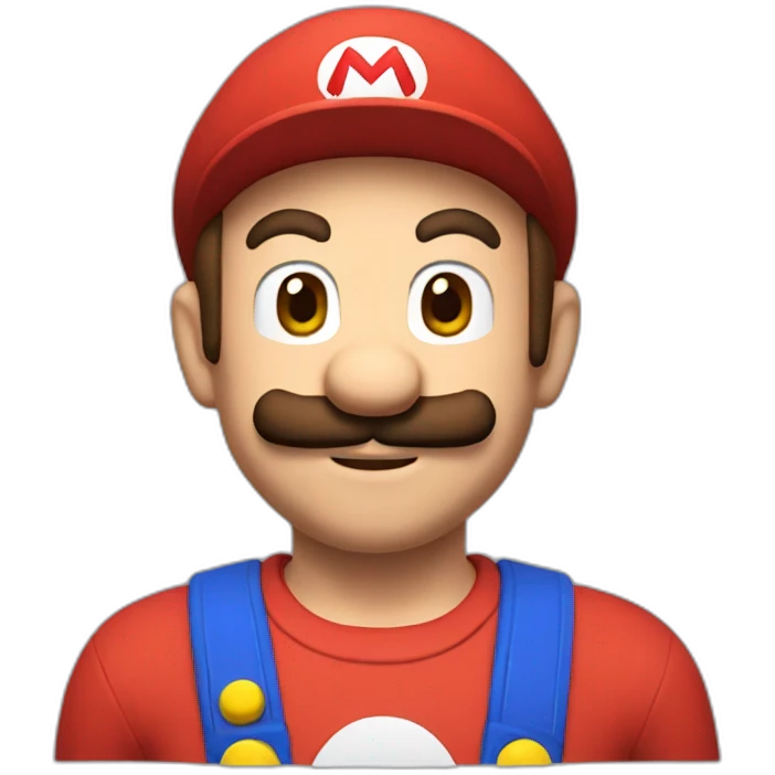 mario with no moustache emoji