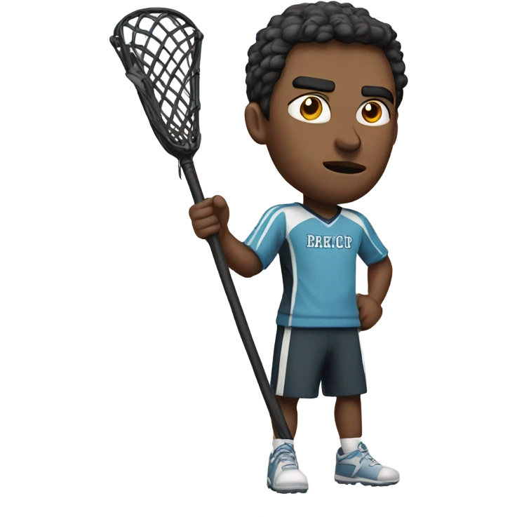 Man with lacrosse stick emoji