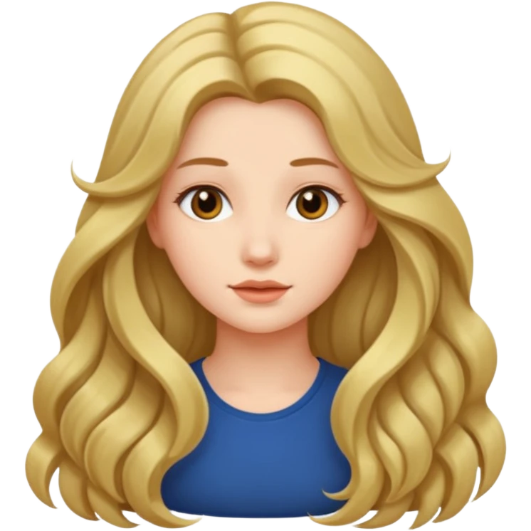 cewek cantik,rambut tebal,dan berkulit putih emoji