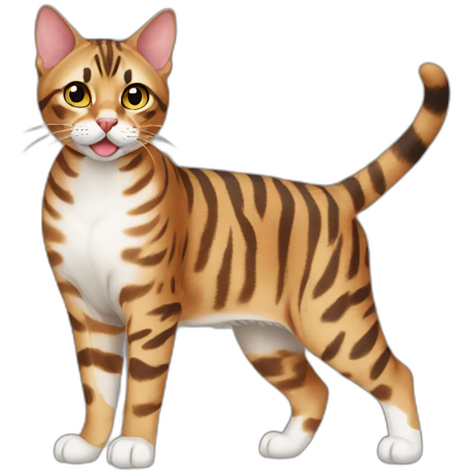 bengal cat emoji