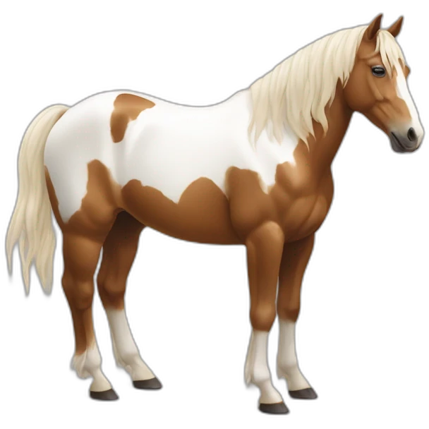 Cheval qui a la couleur café au lait emoji