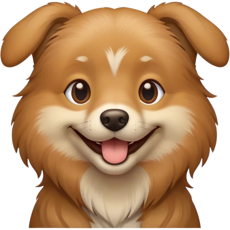 a dog saying pmo emoji