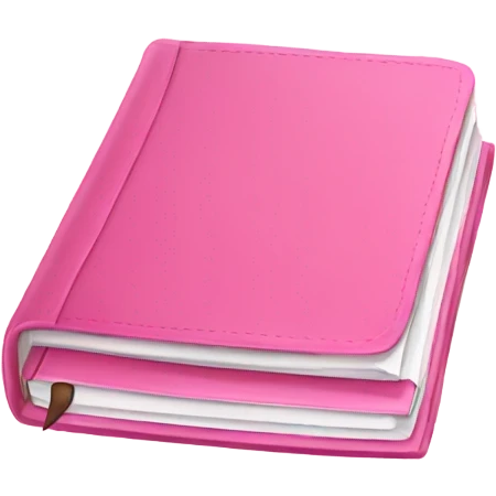 Pink journal  emoji