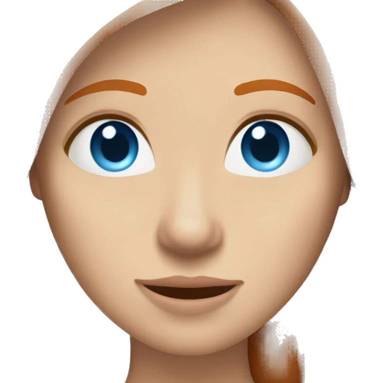 ginger straight hair and blue eyes woman with a beer on the hand emoji