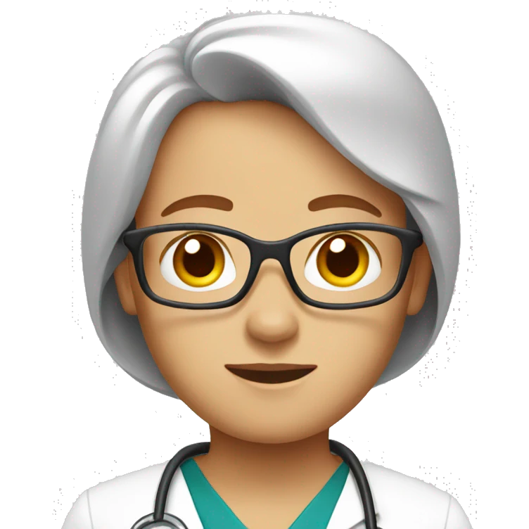 Redhead doctor  emoji