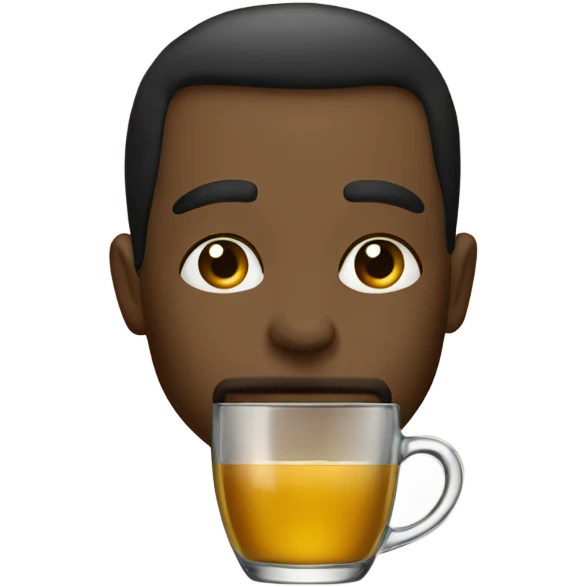 Sipping tee emoji