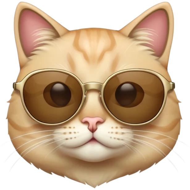 Cat wearing sunglasses emoji