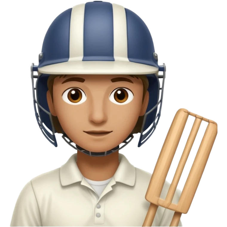 Person playing cricket emoji