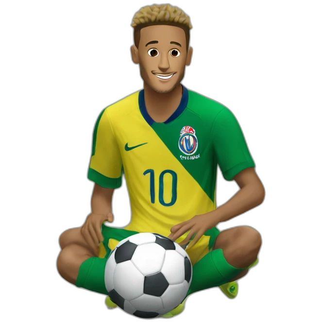 Neymar sur tortue emoji