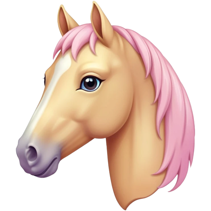 Pastel horse emoji
