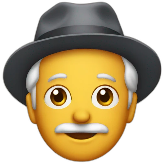 Old fashioned emoji