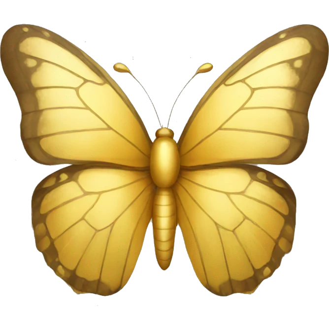 Golden butterfly  emoji