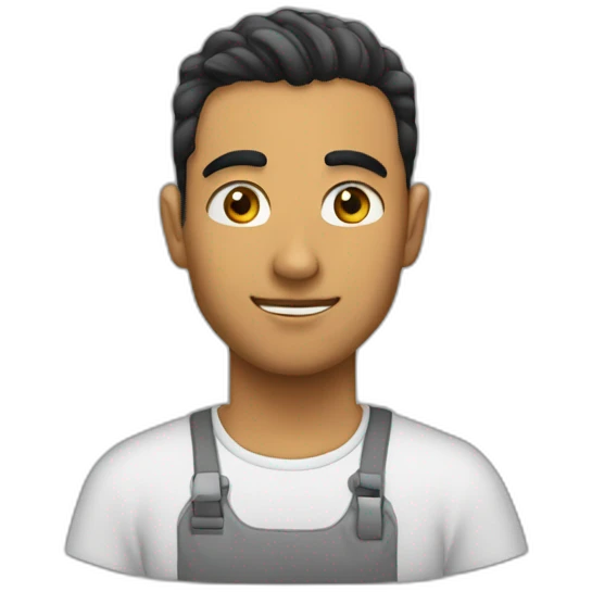 بنت ذات شعر مجعد emoji