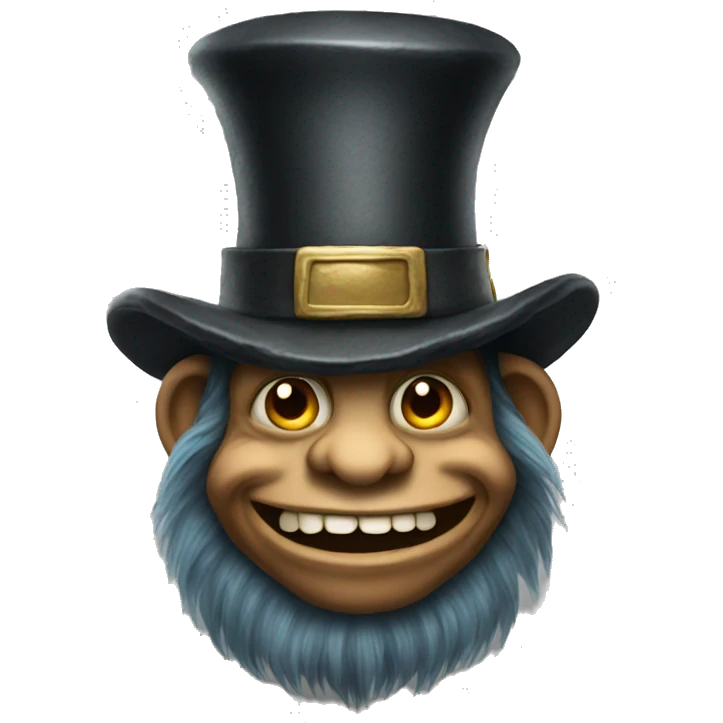 tophat troll emoji