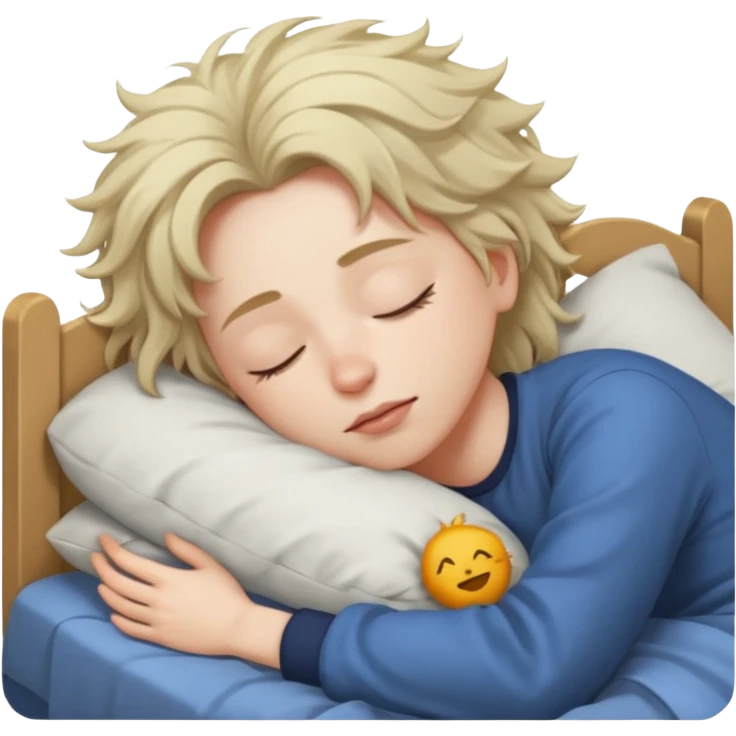 Myself sleeping in bed emoji
