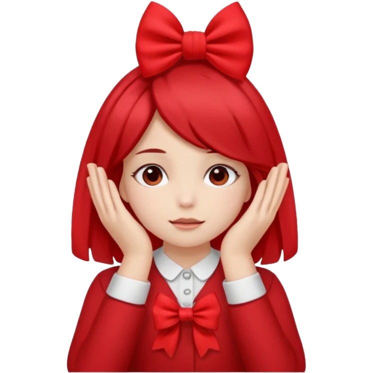 👧🏼🙈🎀🚩 emoji