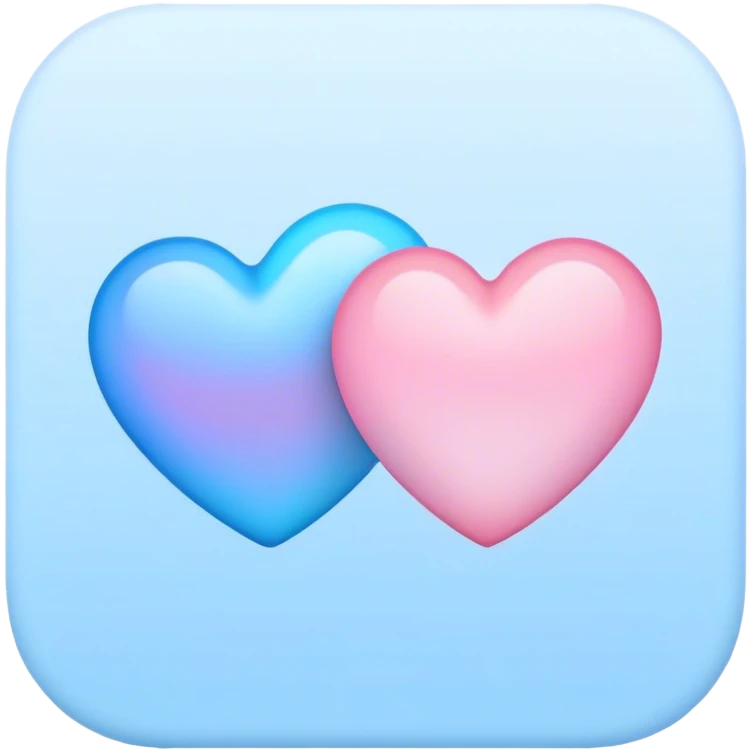 Two-hearts-coloured-light-pastel-shade emoji