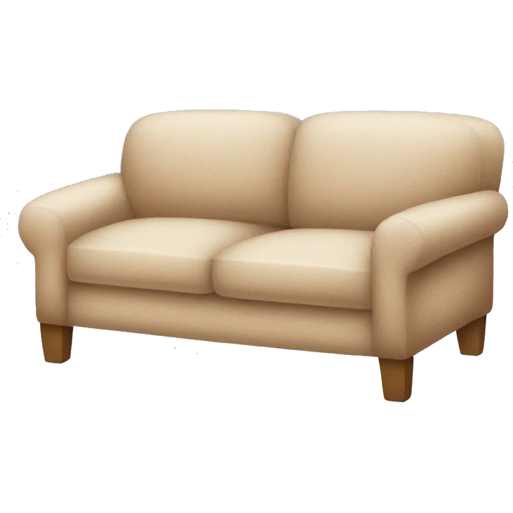 beige sherpa couch emoji