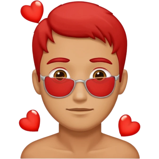 stikers de Red primavera pero para varón emoji