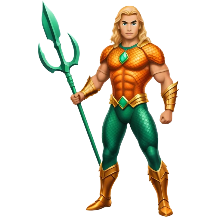 classic Aquaman superhero emoji