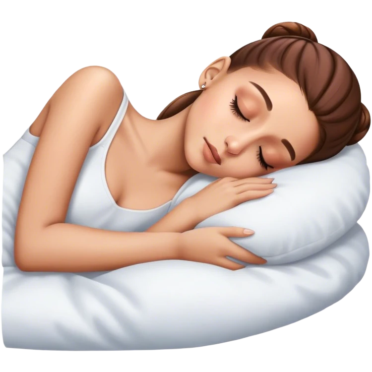 Ariana Grande sleeping emoji
