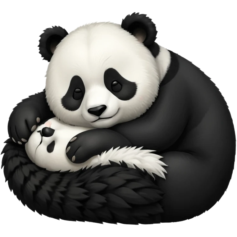 Panda sleeping emoji