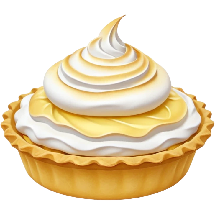 Lemon tartlet with meringue on top emoji