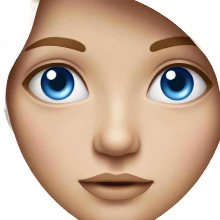 Blue eyes  emoji