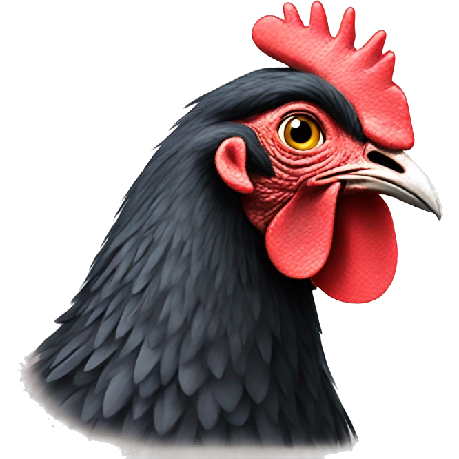Gallina negra emoji